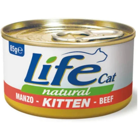 [FWF-LF-06425] Life Cat Wet Canned Beef for Kittens 85g