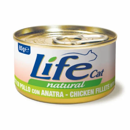 [FWF-LF-06429] Life Cat Wet Canned Chicken Fillets with Duck 85g