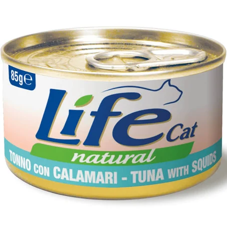 [FWF-LF-06440] Life Cat Wet Canned Tuna with Calamari 85g