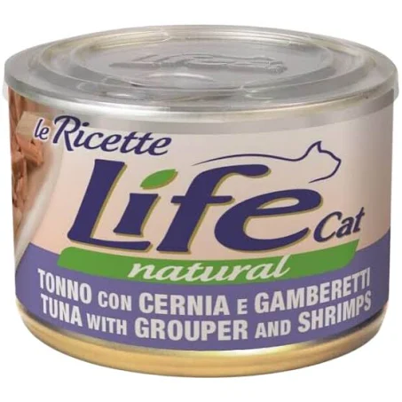 [FWF-LF-06442] Life Cat Wet Canned Tuna with Grouper & Shrimps 150g