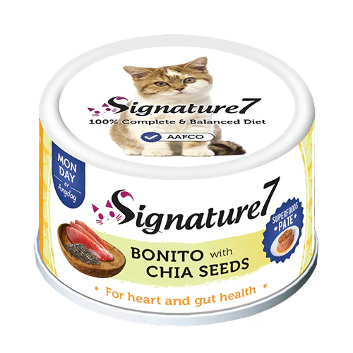 [FWF-SG-06469] Signature 7 Bonito with Chia Seeds Pate Formula 80g