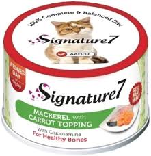 [FWF-SG-06475] Signature 7 Mackerel & Carrot Topping with Glucosamine for Healthy Bones 70g