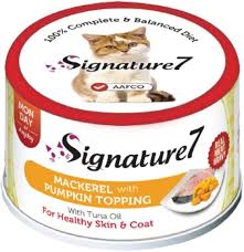 [FWF-SG-06476] Signature 7 Mackerel & Pumpkin Topping with Tuna Oil for Healthy Skin & Coat 70g