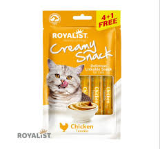 [TR-RY-06501] Royalist Creamy Treats for Cats - Chicken 75g (5×15g)