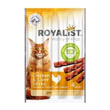 [TR-RY-06504] Royalist Treats for Cats - Chicken & Liver Sticks 20g(4×5g)