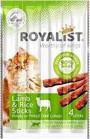 [TR-RY-06505] Royalist Treats for Cats - Lamb & Rice Sticks 20g(4×5g)
