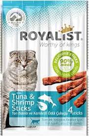 [TR-RY-06506] Royalist Treats for Cats - Tuna & Shrimps Sticks 20g(4×5g)