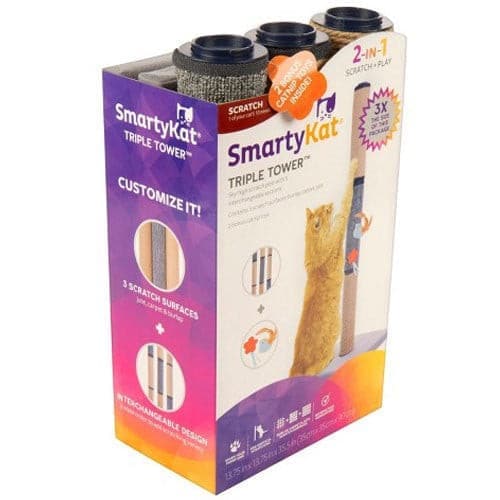 [SCH-SK-00031] Smartykat Triple Tower Scratchers for Cats