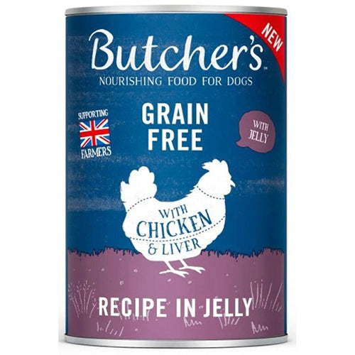[WF-BUT-04651] Butcher's Original Dog Recipe with Chicken in Jelly 400g