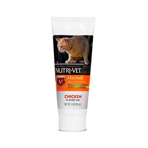 [VS-NUTV-02973] Nutri-Vet Hairball Paw Gel Chicken Cats 89ml 