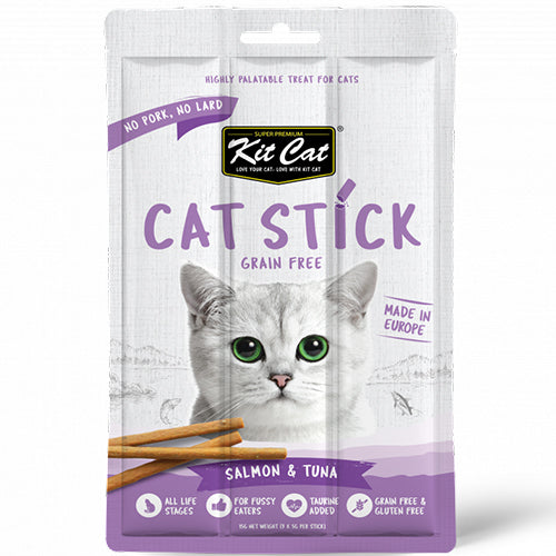 [TR-KC-04058] Kit Cat Sticks for Cats - Salmon & Tuna 15g