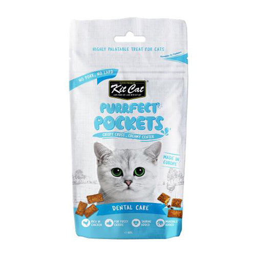 [TR-KC-04055] Kit Cat Purrfect Pockets - Dental Care 60g