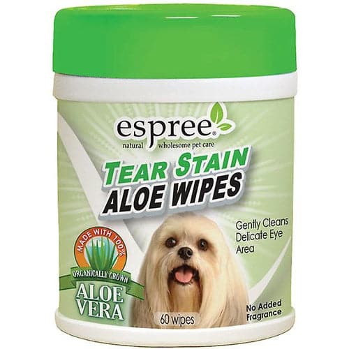 [WI-ESP-02182] Espree Tear Stain Aloe Wipes Odoreless for Dogs 60