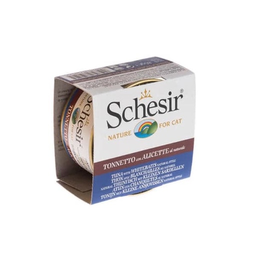 [FO1SCH0354] Schesir Cat Tuna and Whitebait with Rice Natural Style 85g