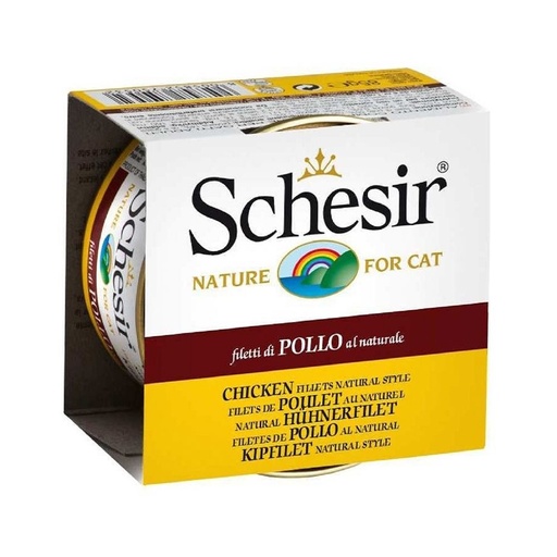 [FO1SCH0337] Schesir Cat Chicken with Rice 3% Natural Style Can 85g