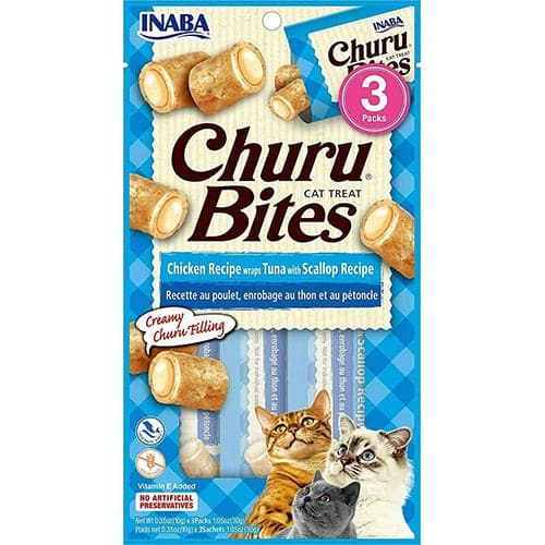 [TR-INA-03967] Inaba Churu Bites Chicken & Tuna with Scallop 3X10