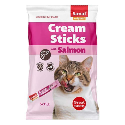 [TR1SAN0081] Sanal Cream Sticks Salmon 5X15g