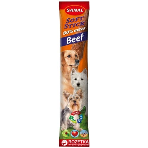 [TR-SAN-04210] Sanal Beef Soft Sticks for Dogs 12g