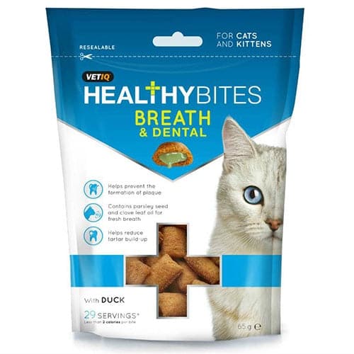 [HE1MC0244] Mark & Chappell Breath & Dental for Cats & Kitten 65G