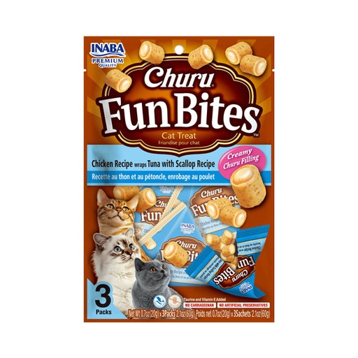[TR-INA-03988] Inaba Churu Fun Bites Chicken Recipe Wraps