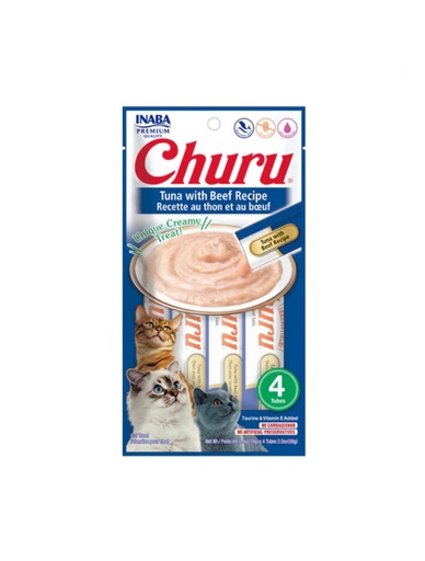 [TR-INA-04001] Inaba Churu Tuna with Beef 4X14g