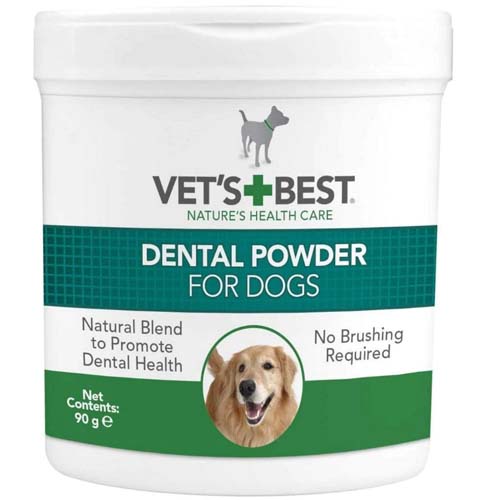 [HE1VB0399] Vet's Best Advanced Dental Powder Dog  90G 