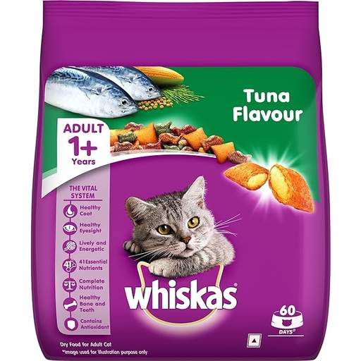 [DF-WHK-05604] Whiskas Tuna Dry Food 1.2kg