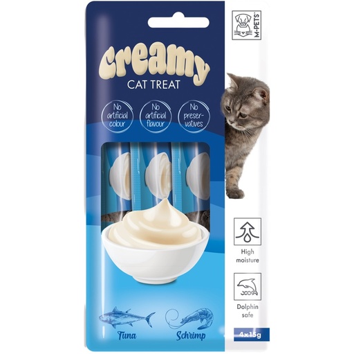 [TR-MP-04106] M-Pets Cat Treats Tuna & Shrimp 60g
