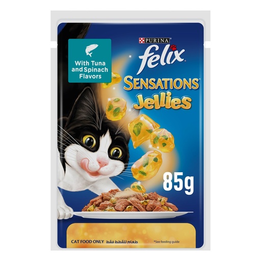 [WF-PUR-04887] Felix Sensation Spinach & Tuna 85g