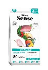 [DF-DS-01792] Dibaq Sense - Cat Complete Food, Grain Free, Made With Strilzd Chicken & Duck (1.5Kg)
