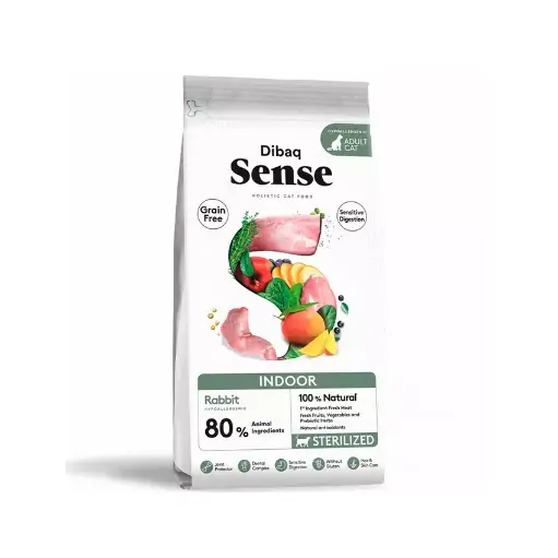 [DF-DS-01793] Dibaq Sense - Cat Complete Food, Grain Free, Indoor Rabbit (1.5Kg)