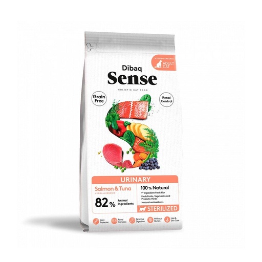 [DF-DS-01795] Dibaq Sense - Cat Complete Food, Grain Free, Urinary Salmon & Tuna (1.5Kg)