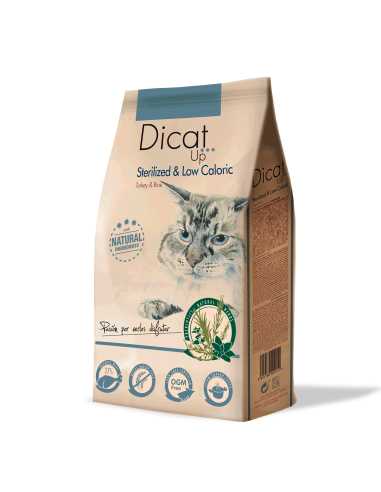 [DF-DU-01803] Dicat Up - Cat Adult Turkey & Rice For Sterilized & Low Caloric Cats (14Kg)