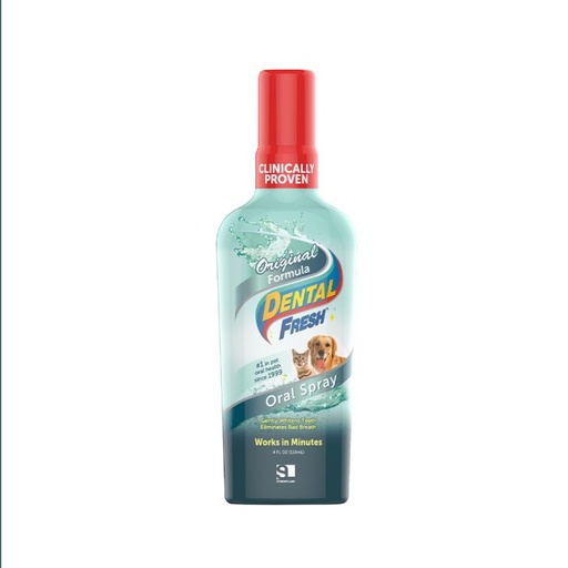 [DC-DNF-02341] Dental Fresh Spray For Dogs & Cats 4Oz (118ml)