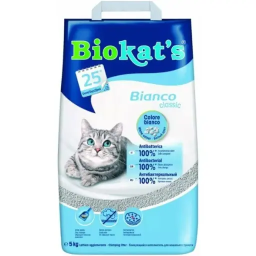 [CLL-BK-00339] Biokat's Bianco Attracting Cat Litter 5KG