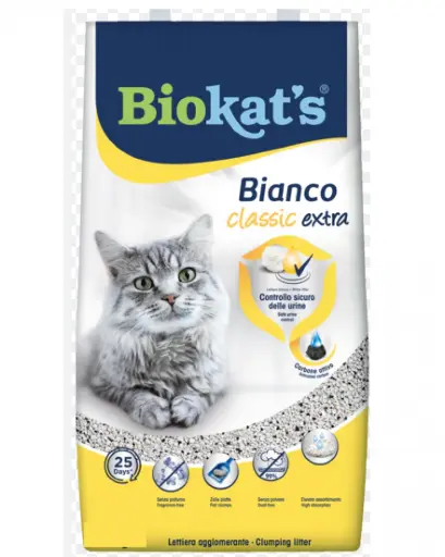 [CLL-BK-00340] Biokat's Bianco Extra Classic Cat Litter 10L
