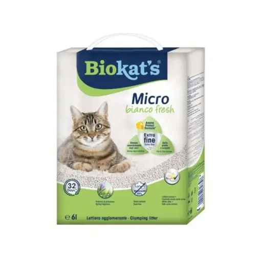 [CLL-BK-00352] Biokat's Micro Bianco Fresh Cat Litter 6L