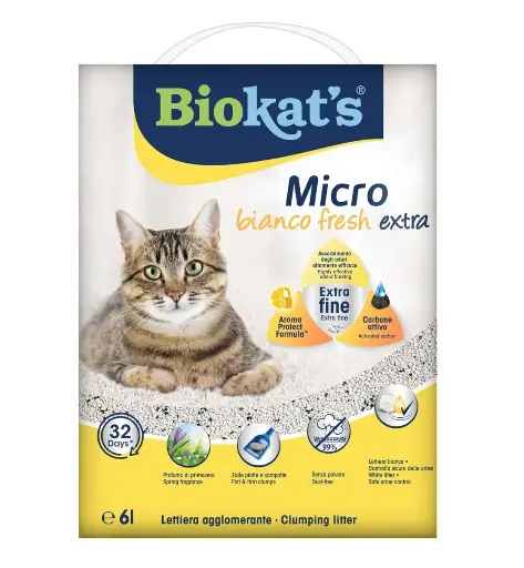 [CLL-BK-00353] Biokat's Micro Bianco Fresh Extra Cat Litter 6L