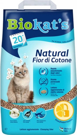 [CLL-BK-00354] Biokat's Natural Fior Di Cotone Cat Litter 5KG
