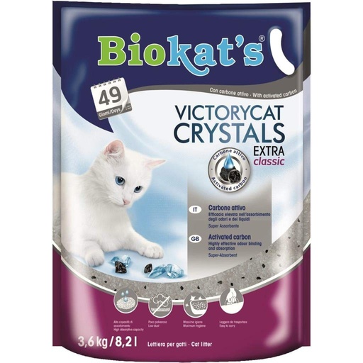 [CLL-BK-00358] Biokat's Victorycat Crystals Extra Classic Cat Litter 3.6L