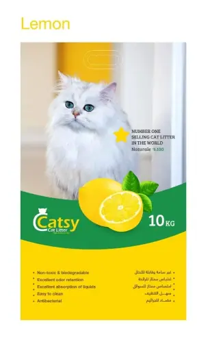 [CLL-CY-00363] Catsy Cat Litter With Lemon Scent 10KG