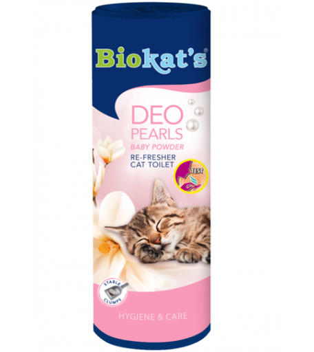 [CLC-BK-00386] Biokat's Deo Pearls Baby Powder RE-FRESHER For Cat Toilet 700g