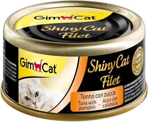 [FWF-GC-05776] GimCat Shiny Cat Filet Tuna with Pumpkin 70g