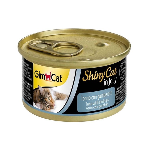 [FWF-GC-05781] GimCat Shiny Cat Tuna With Shrimps in Jelly 70g