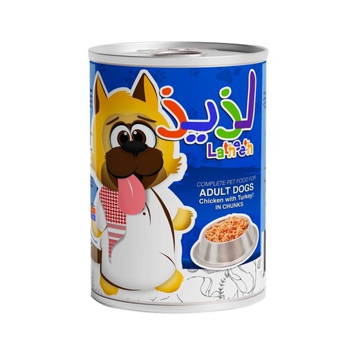 [FWF-LH-05790] Latheeth Adult Dog Chicken With Turkey Chunks 400g